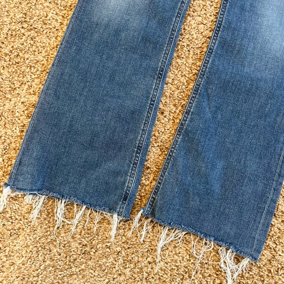 Citizens of Humanity Jeans Isola Cropped Boot Button Fly Raw Hem Size 25 - Picture 12 of 12